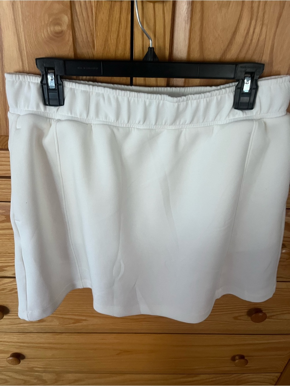 Mondetta White Women's Skort with Elastic Waist